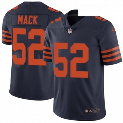 Mens Nike Chicago Bears 52 Khalil Mack Limited Navy Blue Rush Vapor Untouchable NFL Jersey