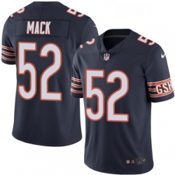 Mens Nike Chicago Bears 52 Khalil Mack Navy Blue Team Color Vapor Untouchable Limited Player NFL Jersey