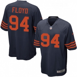 Mens Nike Chicago Bears 94 Leonard Floyd Game Navy Blue Alternate NFL Jersey