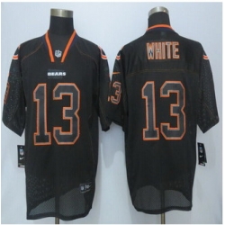 New New Chicago Bears #13 Kevin White Lights Out Black Elite Jerseys