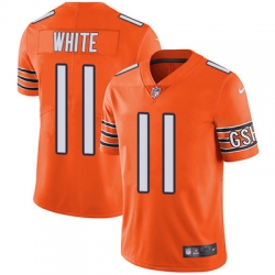 Nike Bears #11 Kevin White Orange Mens Stitched NFL Limited Rush Jersey