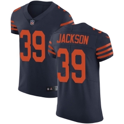 Nike Bears #39 Eddie Jackson Navy Blue Alternate Mens Stitched NFL Vapor Untouchable Elite Jersey