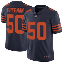 Nike Bears #50 Jerrell Freeman Navy Blue Alternate Mens Stitched NFL Vapor Untouchable Limited Jersey