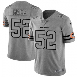 Nike Bears 52 Khalil Mack 2019 Gray Gridiron Gray Vapor Untouchable Limited Jersey