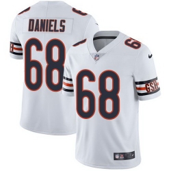 Nike Bears 68 James Daniels White Color Rush Limited Jersey