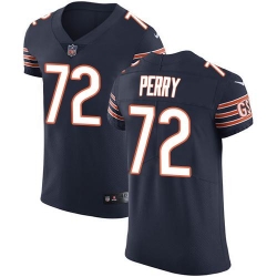 Nike Bears #72 William Perry Navy Blue Team Color Mens Stitched NFL Vapor Untouchable Elite Jersey