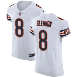 Nike Bears #8 Mike Glennon White Mens Stitched NFL Vapor Untouchable Elite Jersey