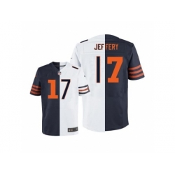 Nike Chicago Bears 17 Alshon Jeffery White-Blue Limited Split NFL Jersey