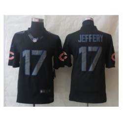 Nike Chicago Bears 17 Alshon Jeffery black Limited Impact NFL Jersey