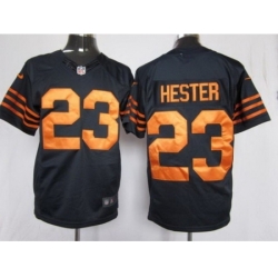 Nike Chicago Bears 23 Devin Hester Blue Limited Orange Number NFL Jersey