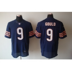 Nike Chicago Bears 9 Robbie Gould Blue Elite NFL Jersey