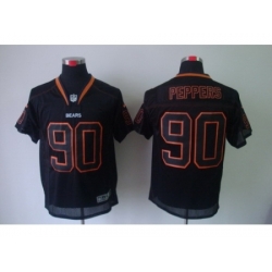 Nike Chicago Bears 90 Julius Peppers Black Elite Lights Out NFL Jersey