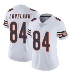 Women Chicago Bears 84 Colston Loveland White F U S E Vapor Untouchable Limited Stitched Football Jersey Women Chicago Bears 84 Colston Loveland White F U S E Vapor Untouchable Limited Stitched Football Jersey