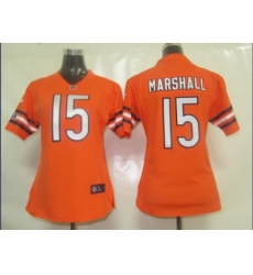 Womens Nike Chicago Bears 15 Marshall Orange Jersey