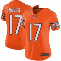 Womens Nike Chicago Bears 17 Anthony Miller Limited Orange Rush Vapor Untouchable NFL Jersey