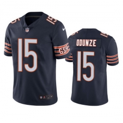 Youth Chicago Bears 15 Rome Odunze Navy 2024 Draft Vapor Stitched Football Jersey