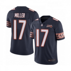 Youth Chicago Bears 17 Anthony Miller Navy Blue Team Color 100th Season Limited Football Jersey