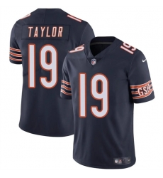 Youth Chicago Bears 19 Tory Taylor Navy Vapor Stitched Football Jersey