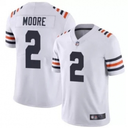 Youth Chicago Bears 2 DJ Moore White Vapor Limited Stitched NFL Jersey