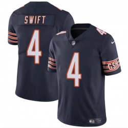 Youth Chicago Bears 4 D'Andre Swift Navy Vapor Stitched Football Jersey