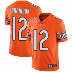 Youth Nike Chicago Bears 12 Allen Robinson Limited Orange Rush Vapor Untouchable NFL Jersey