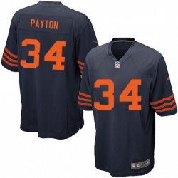 Youth Nike Chicago Bears 34 Walter Payton Elite Navy Blue Alternate NFL Jersey