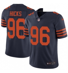 Youth Nike Chicago Bears 96 Akiem Hicks Elite Navy Blue Alternate NFL Jersey