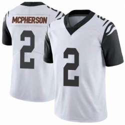 Men Cincinnati Bengals #2 Evan McPherson 2021 Rush Vapor Limited Stitched NFL Jersey