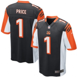 Men's Cincinnati Bengals Billy Price Nike Black 2018 NFL Draft First Round Pick Elite Jersey