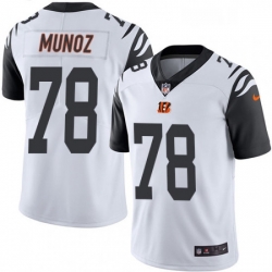 Mens Nike Cincinnati Bengals 78 Anthony Munoz Limited White Rush Vapor Untouchable NFL Jersey