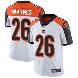 Nike Bengals 26 Trae Waynes White Men Stitched NFL Vapor Untouchable Limited Jersey