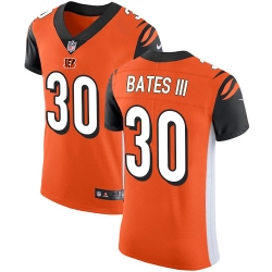 Nike Bengals #30 Jessie Bates III Orange Alternate Mens Stitched NFL Vapor Untouchable Elite Jersey