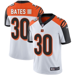 Nike Bengals #30 Jessie Bates III White Mens Stitched NFL Vapor Untouchable Limited Jersey