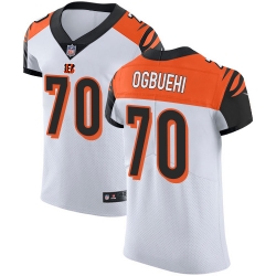 Nike Bengals #70 Cedric Ogbuehi White Mens Stitched NFL Vapor Untouchable Elite Jersey