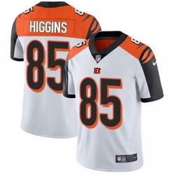 Nike Bengals 85 Tee Higgins White Men Stitched NFL Vapor Untouchable Limited Jersey