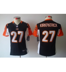 Women Nike Cincinnati Bengals #27 Dre Kirkpatrick Black [Women's NIKE LIMITED Jersey]