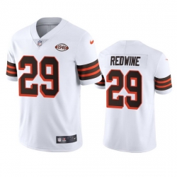 Cleveland Browns 29 Sheldrick Redwine Nike 1946 Collection Alternate Vapor Limited NFL Jersey  White