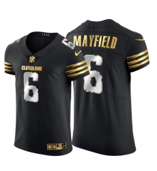 Cleveland Browns 6 Baker Mayfield Men Nike Black Edition Vapor Untouchable Elite NFL Jersey