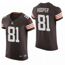 Cleveland Browns 81 Austin Hooper Nike Men Brwon Team Color Men Stitched NFL 2020 Vapor Untouchable Elite Jersey