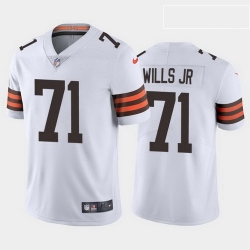 men jedrick wills cleveland browns white vapor limited jersey 2020 