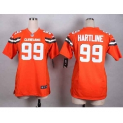 nike women nfl jerseys cleveland browns 99 kruger orange[nike][new style][kruger]