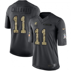 Browns 11 Antonio Callaway Black Youth Stitched Football Limited 2016 Salute to Service Jersey