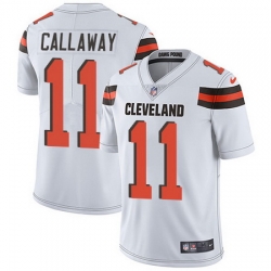 Browns 11 Antonio Callaway White Youth Stitched Football Vapor Untouchable Limited Jersey