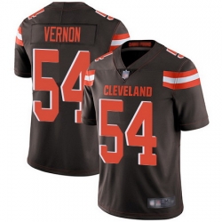 Browns 54 Olivier Vernon Brown Team Color Youth Stitched Football Vapor Untouchable Limited Jersey