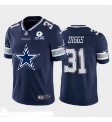 Dallas Cowboys 31 Trevon Diggs Navy Blue Men Nike Big Team Logo With Established In 1960 Patch Vapor Limited NFL Jersey