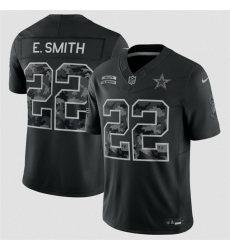 Men Dallas Cowboys 22 Emmitt Smith Black F U S E 2026 Salute to Service Limited Stitched Football Jersey Men Dallas Cowboys 22 Emmitt Smith Black F U S E 2026 Salute to Service Limited Stitched Football Jersey
