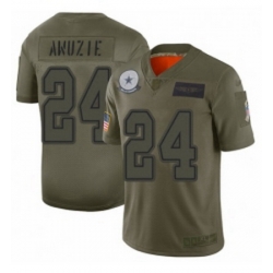 Men Dallas Cowboys 24 Chidobe Awuzie Limited Camo 2019 Salute to Service Football Jersey