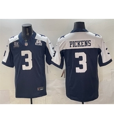 Men Dallas Cowboys 3 George pickens Navy F U S E With 5x Super Bowl Champions 26 Established In 1960 Patch Thanksgiving Vapor Limited Stitched Football J Men Dallas Cowboys 3 George pickens Navy F U S E With 5x Super Bowl Champions 26 Established In 1960 Patch Thanksgiving Vapor Limited Stitched Football J