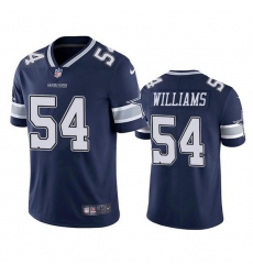 Men Dallas Cowboys 54 Sam Williams Navy Vapor Limited Stitched Jersey