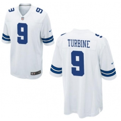 Men Nike Dallas Cowboys #9 Kavontae Turpin White Vapor Limited Jersey